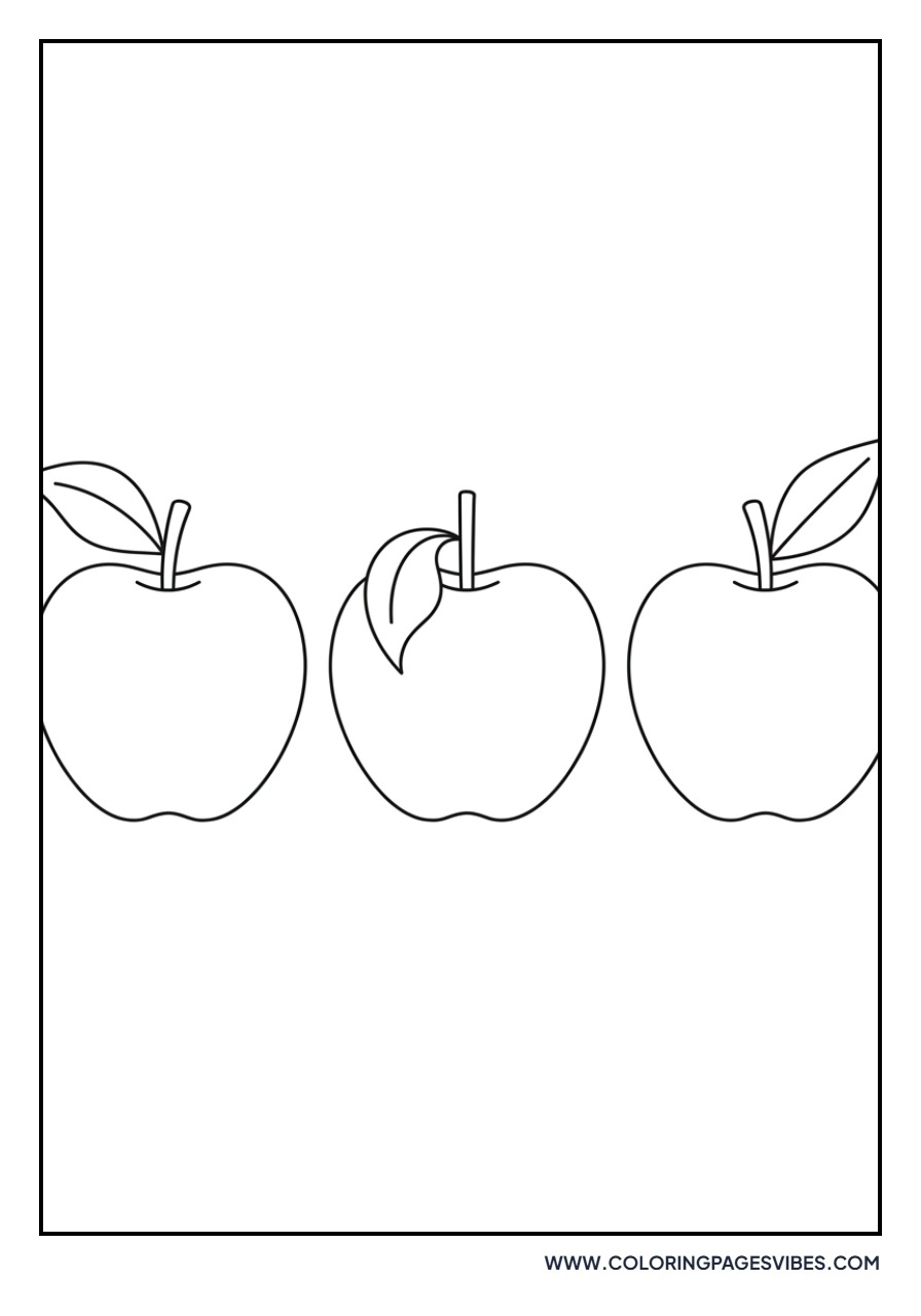 Three Apples in a Row