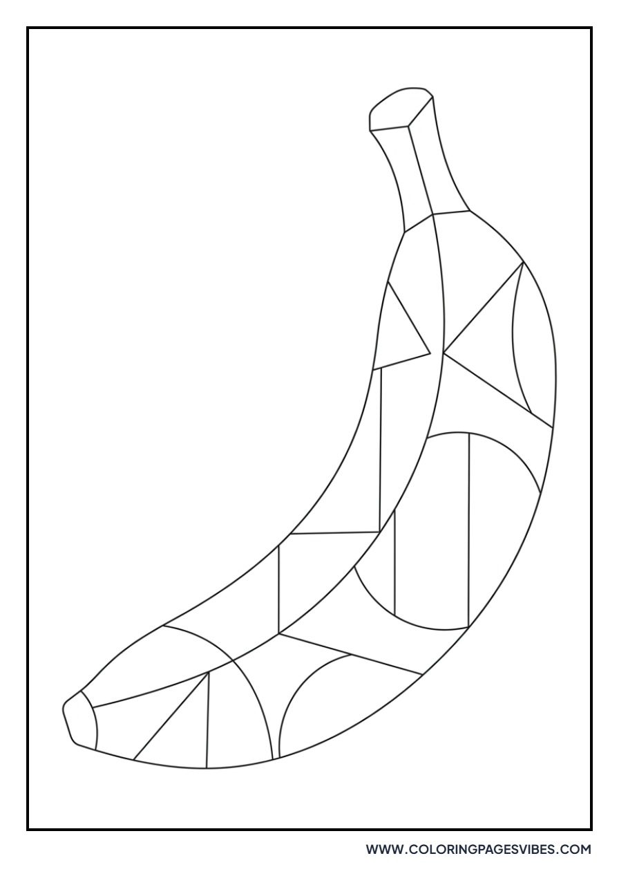 Abstract Banana Art