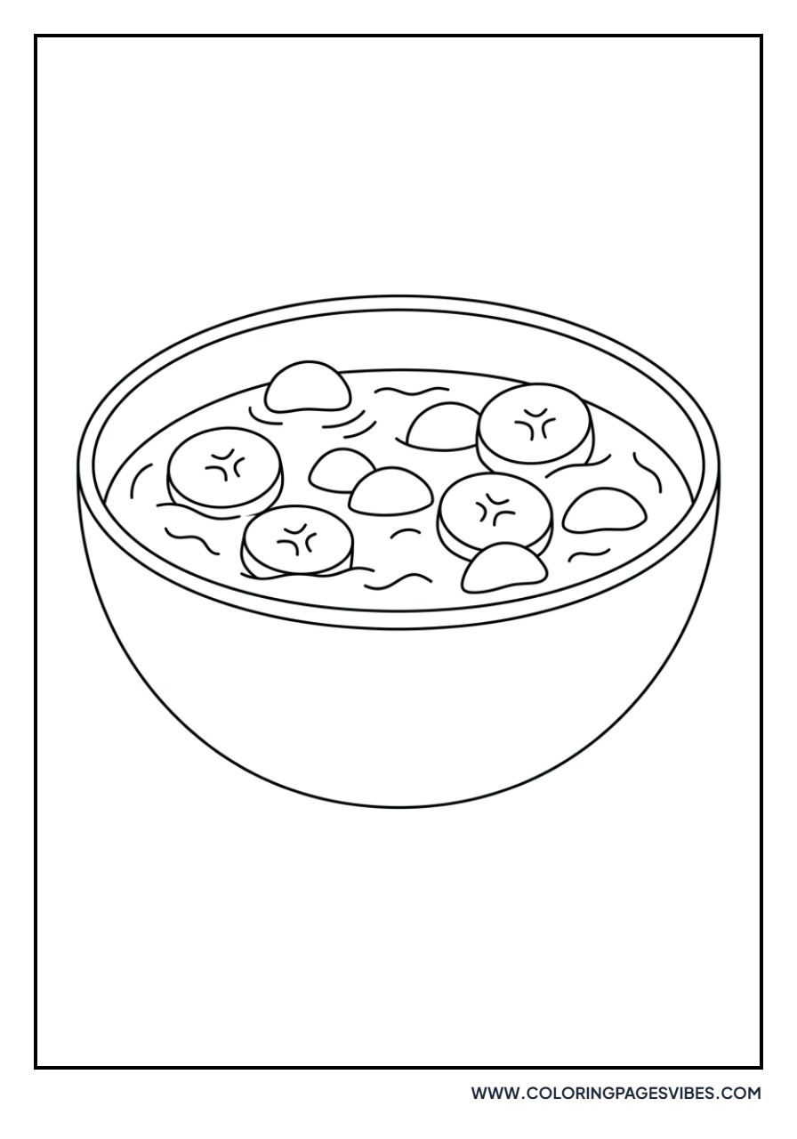 Banana on a Cereal Bowl