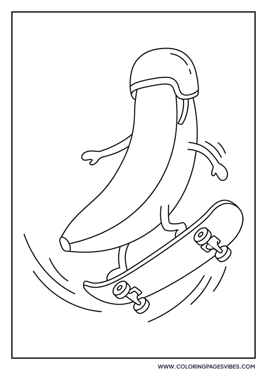 Banana Skateboarder