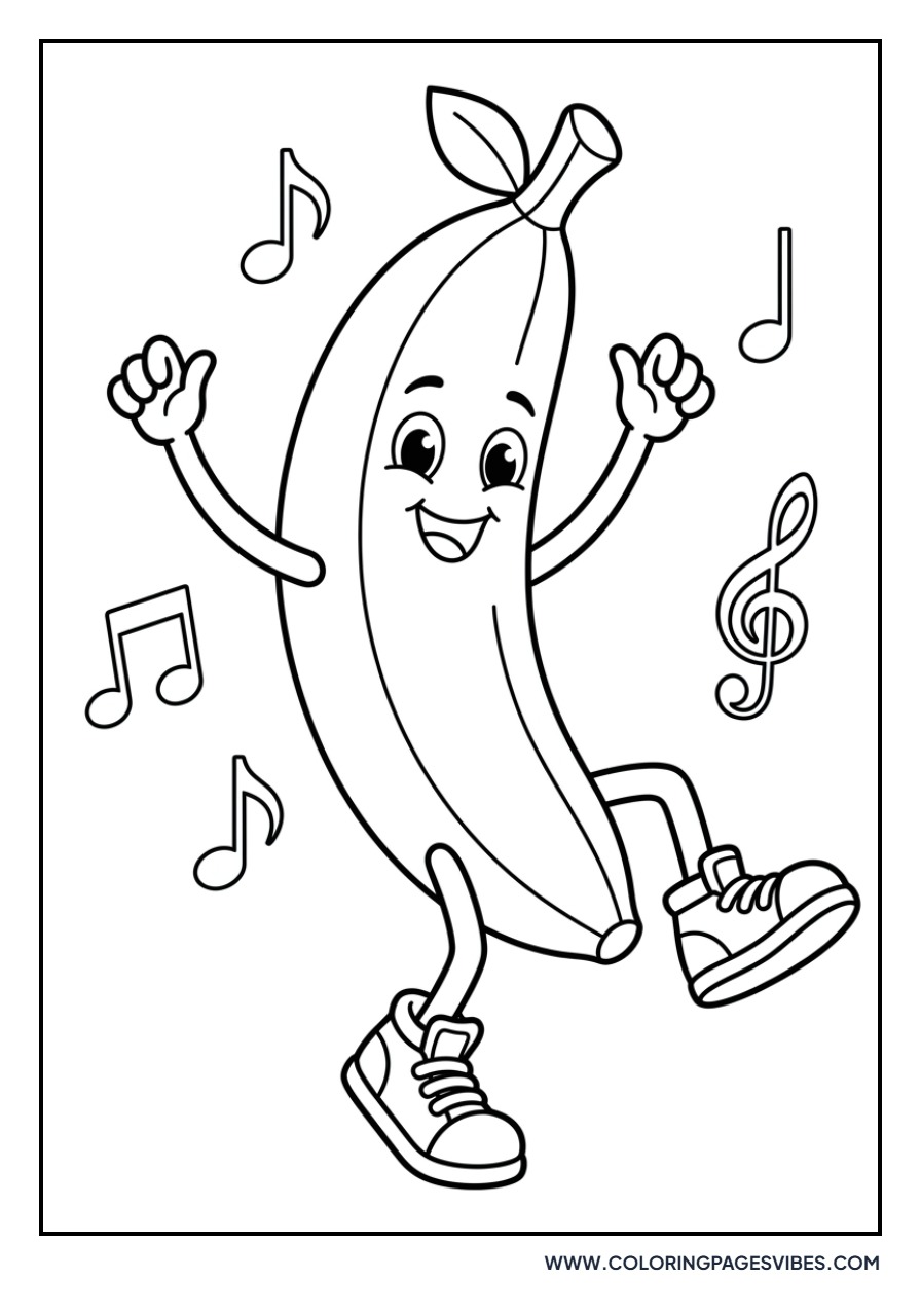 Dancing Banana Character