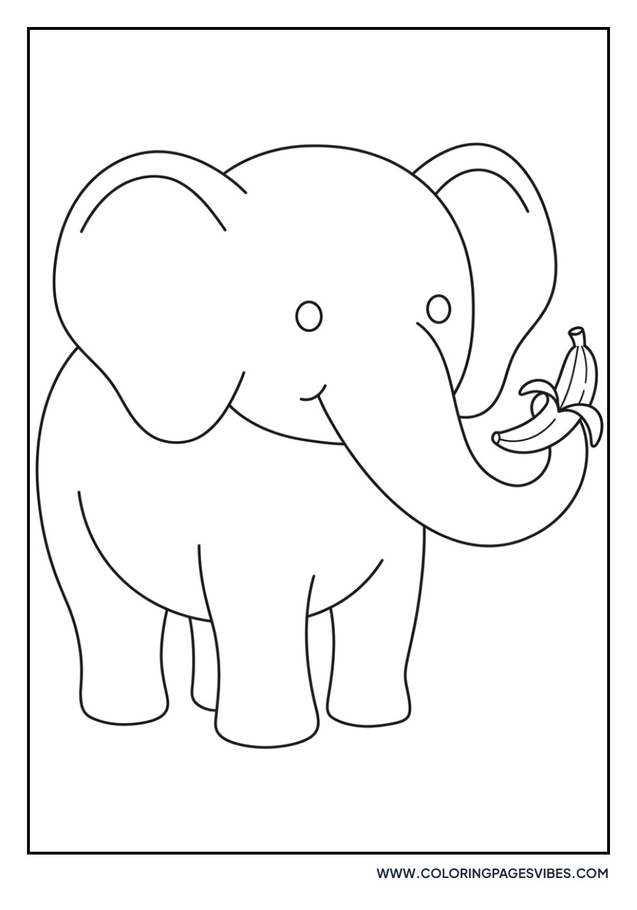 Elephant and Banana