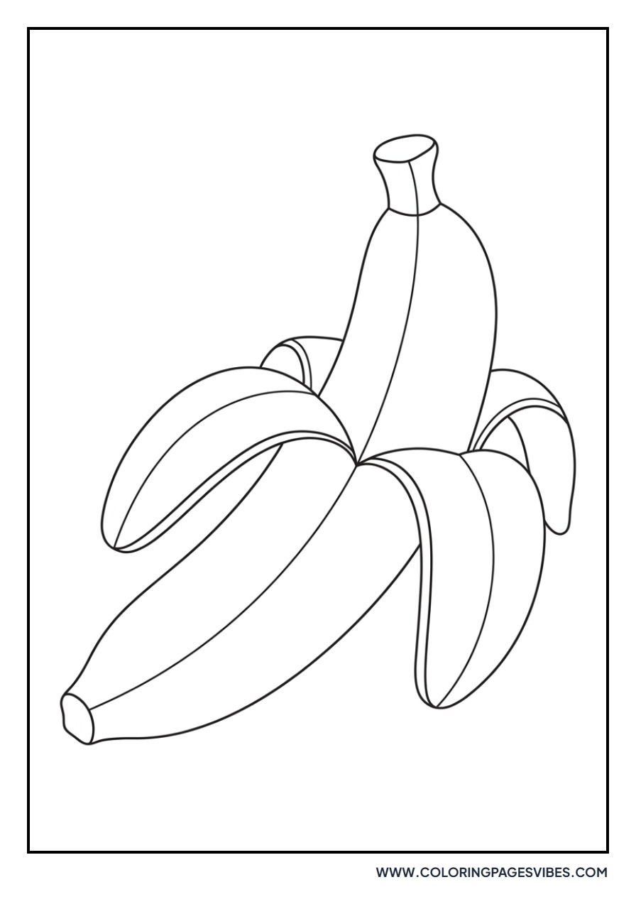 Half-Peeled Banana