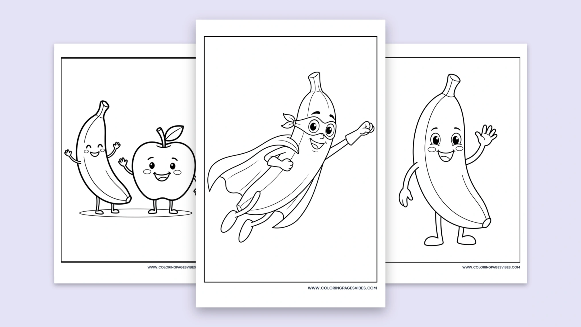 68+ Free Printable Banana Coloring Pages (PDF)