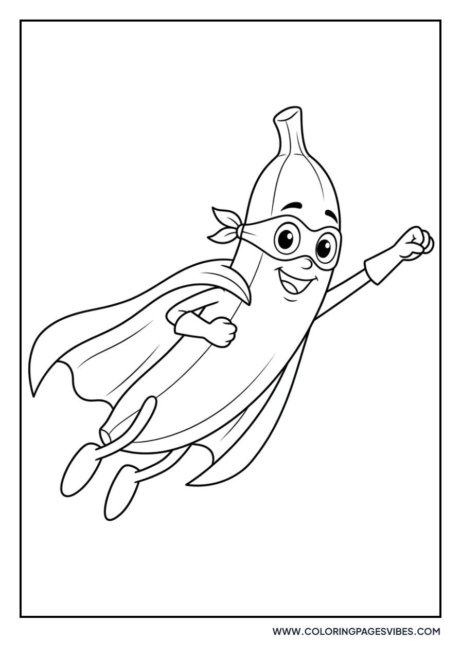 Superhero Banana