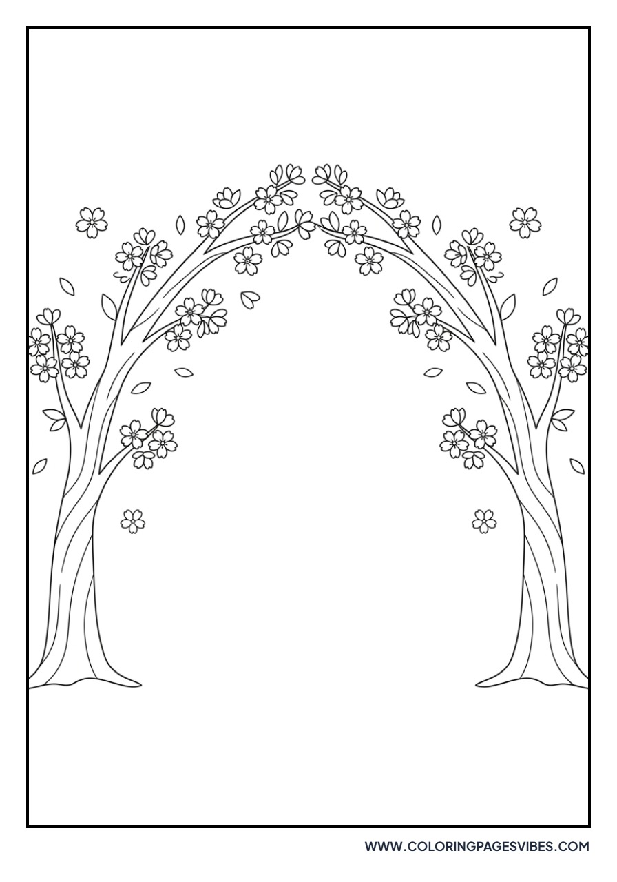 Cherry Blossom Archway