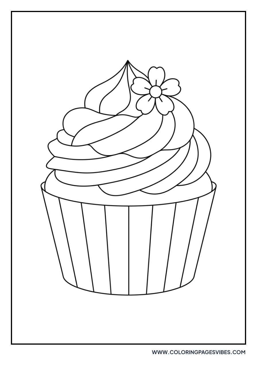Cherry Blossom Cupcake