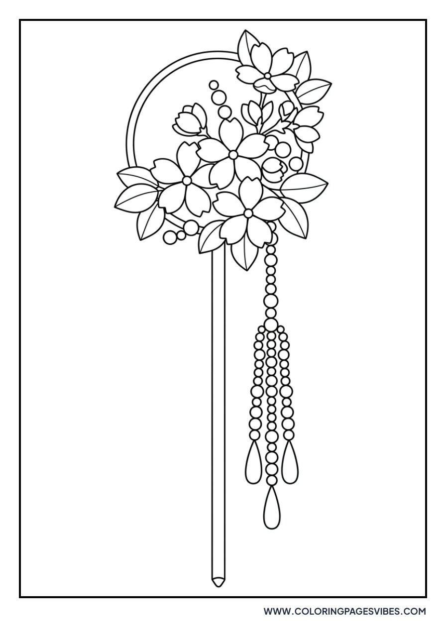 Cherry Blossom Hair Accessory
