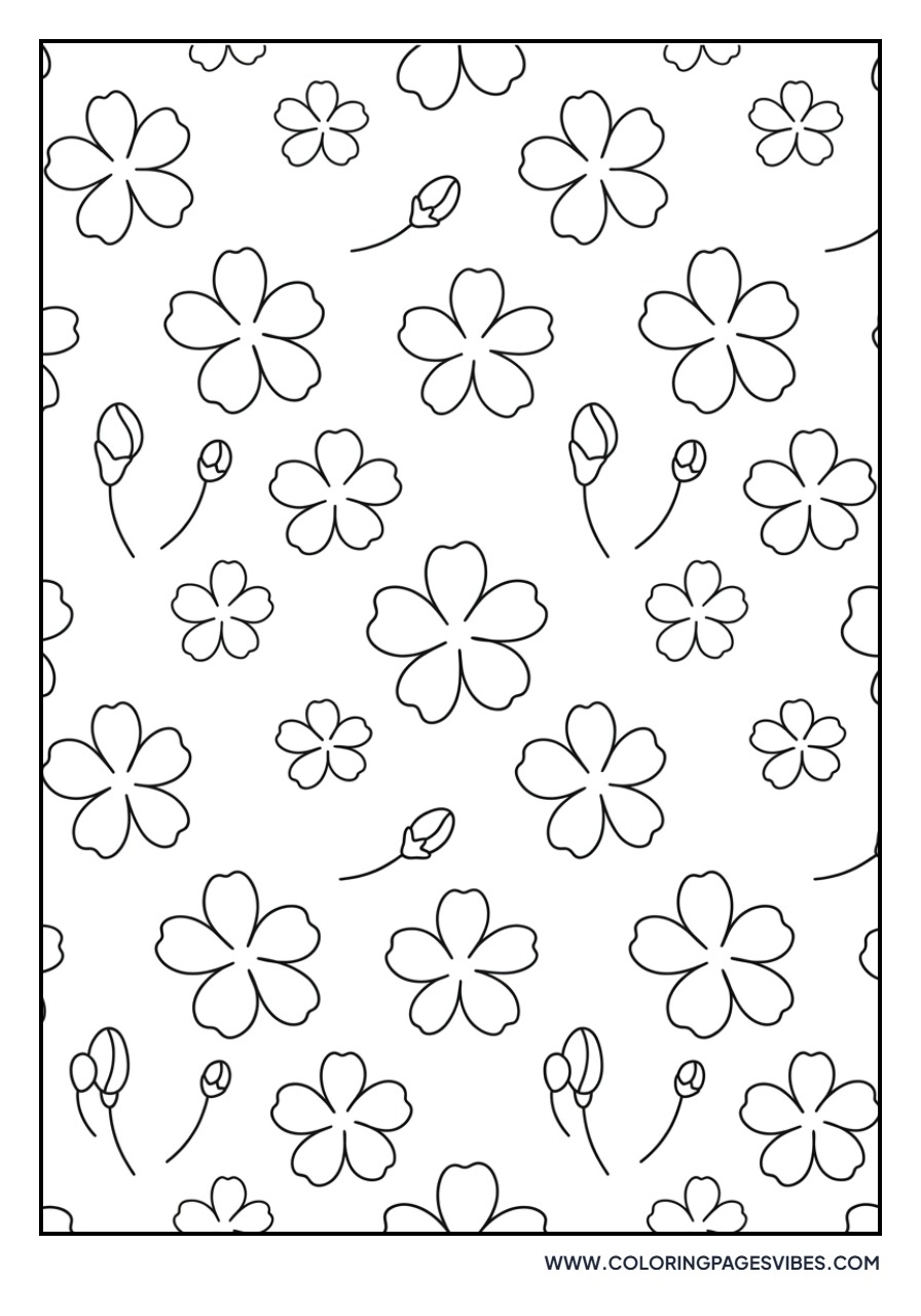 Cherry Blossom Pattern