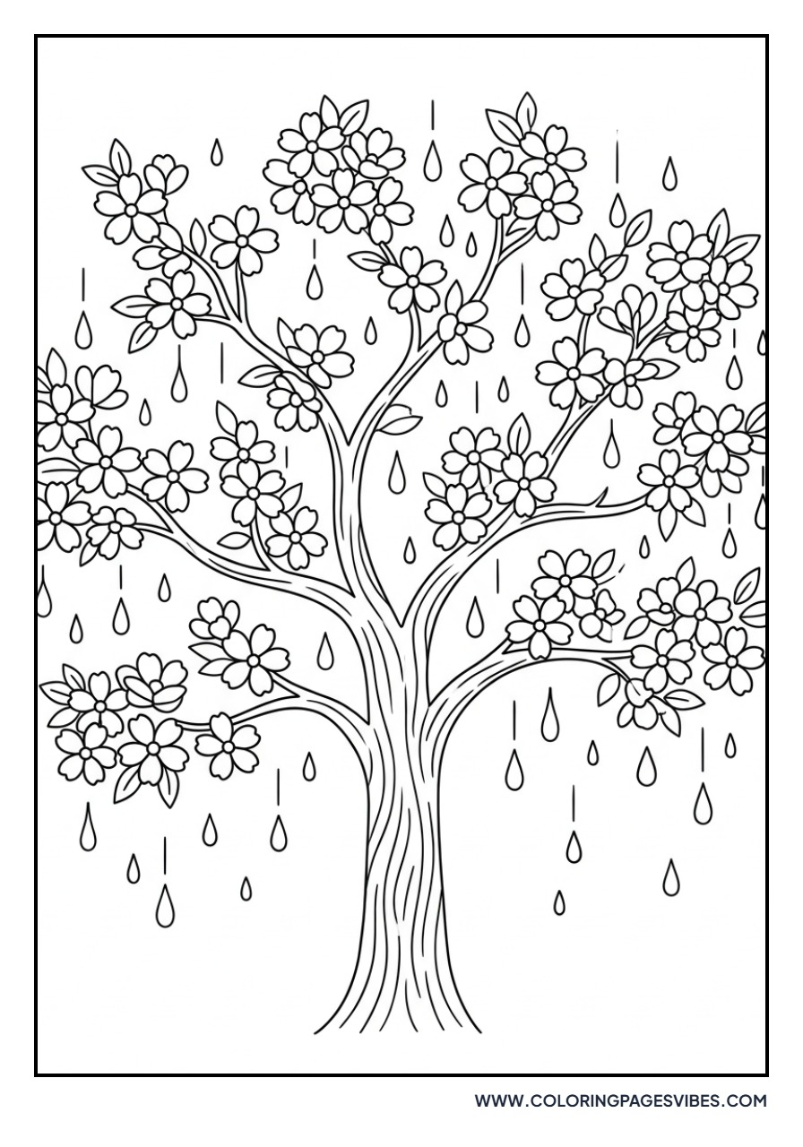 Cherry Blossom Rain