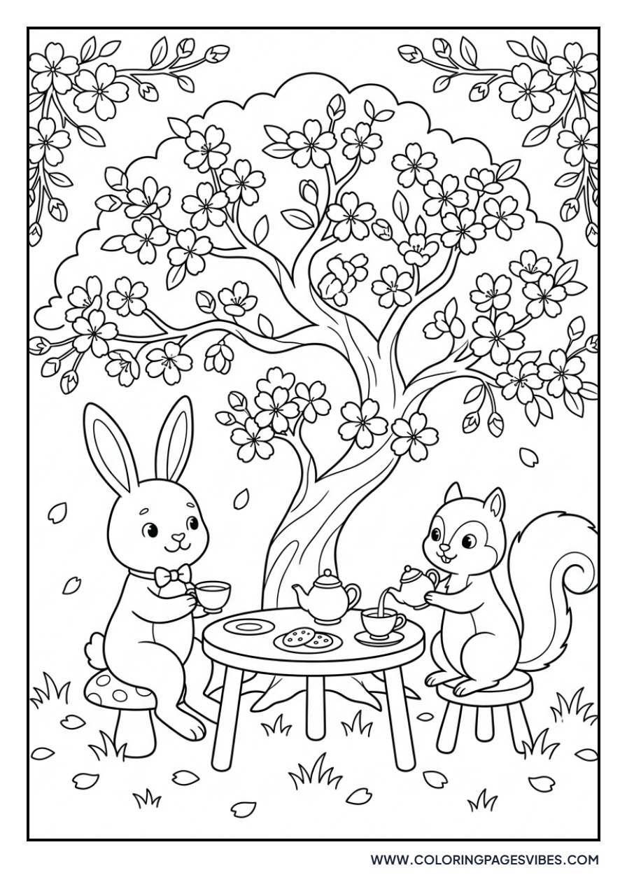 Cherry Blossom Tea Party