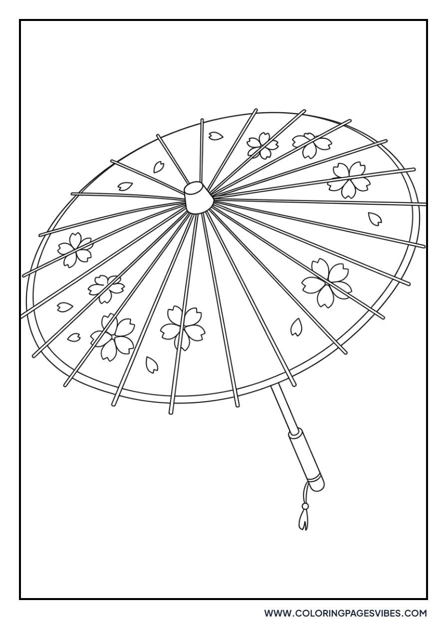 Cherry Blossom Umbrella