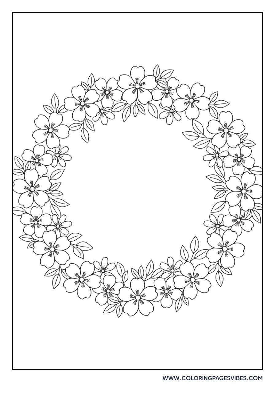Cherry Blossom Wreath