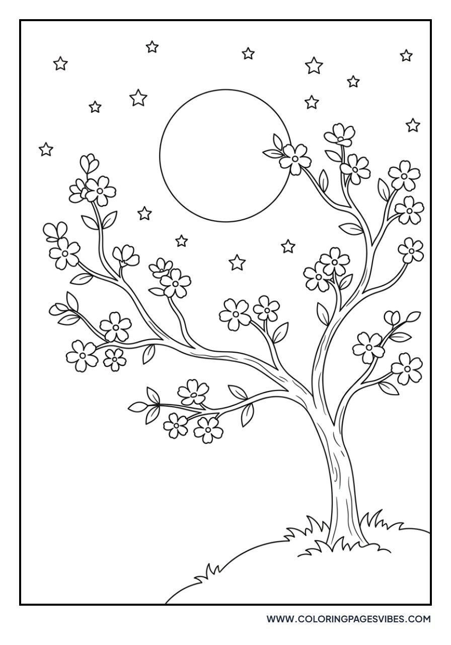 Moonlight over Sakura