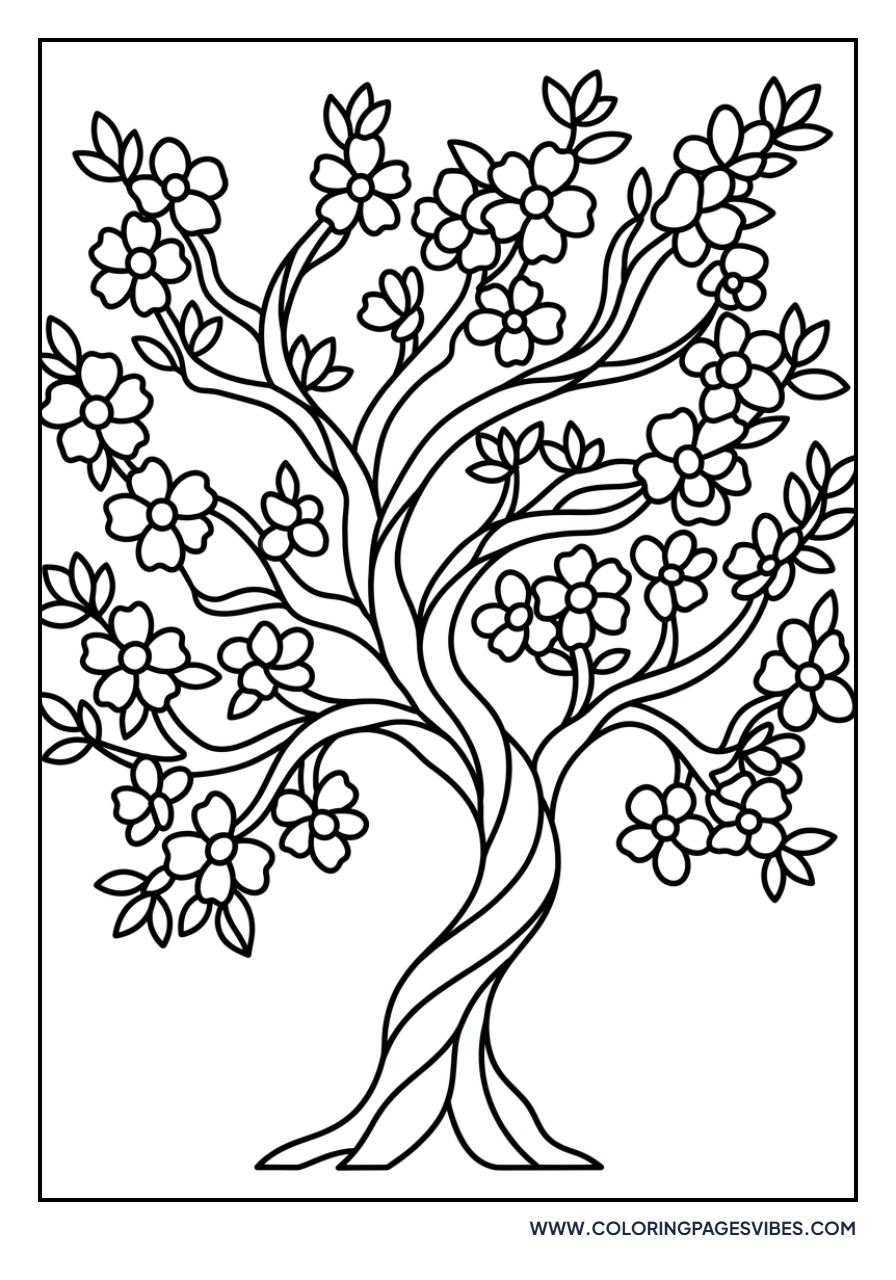 Stained Glass Sakura