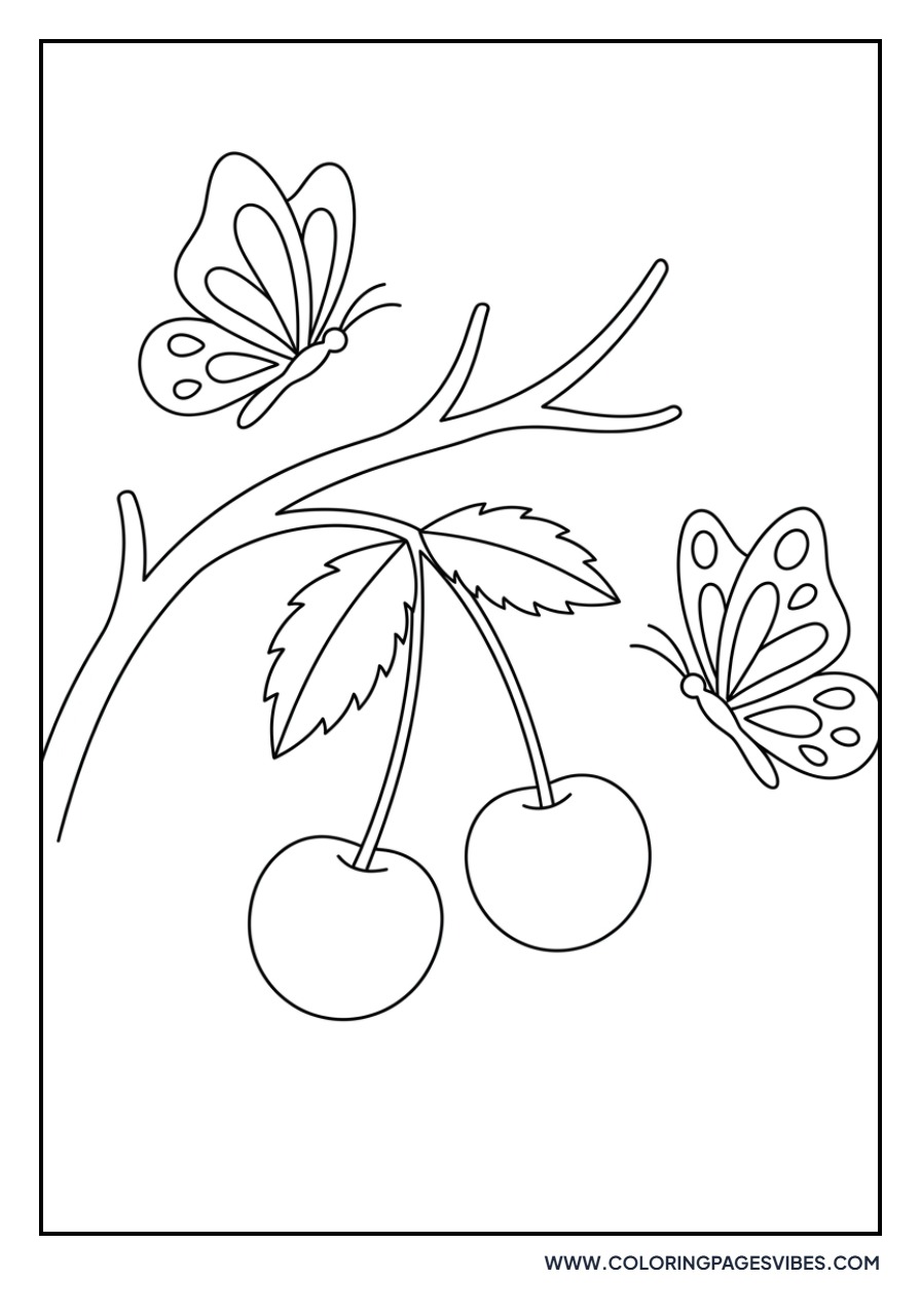 Cherries and Butterflies