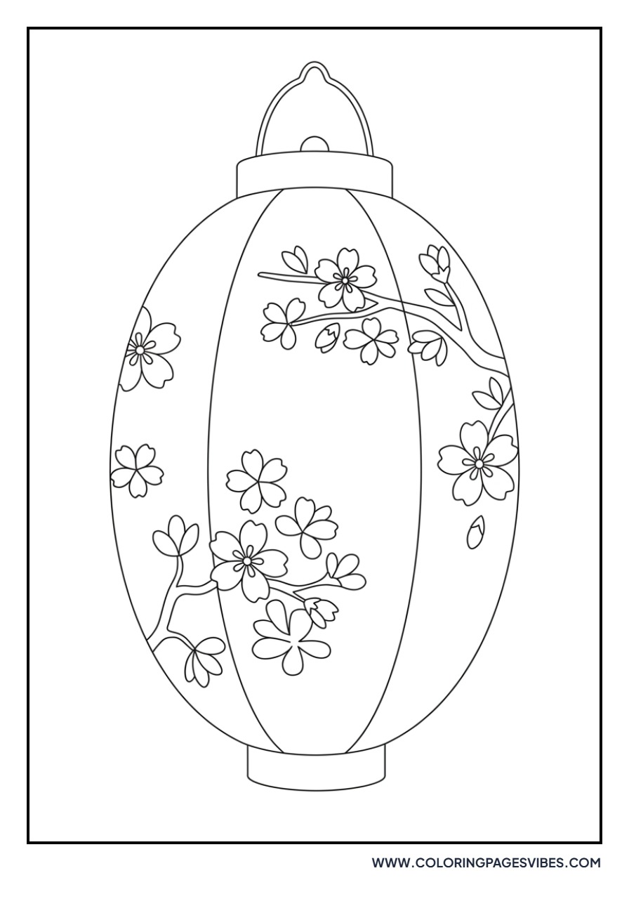 Cherry Blossom Lantern