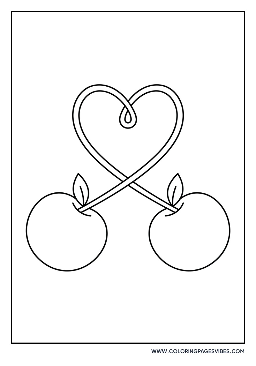 Cherry Heart Shape