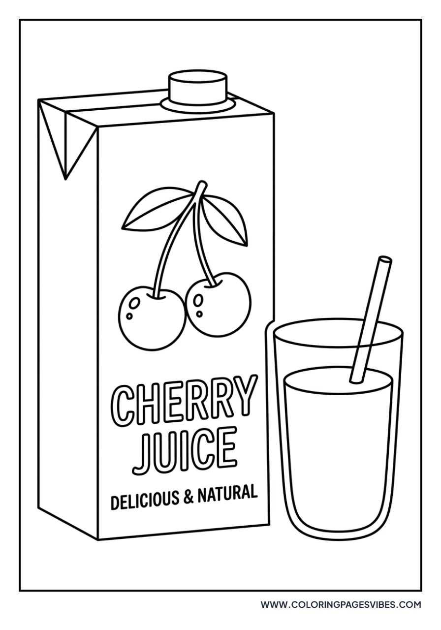 Cherry Juice Carton