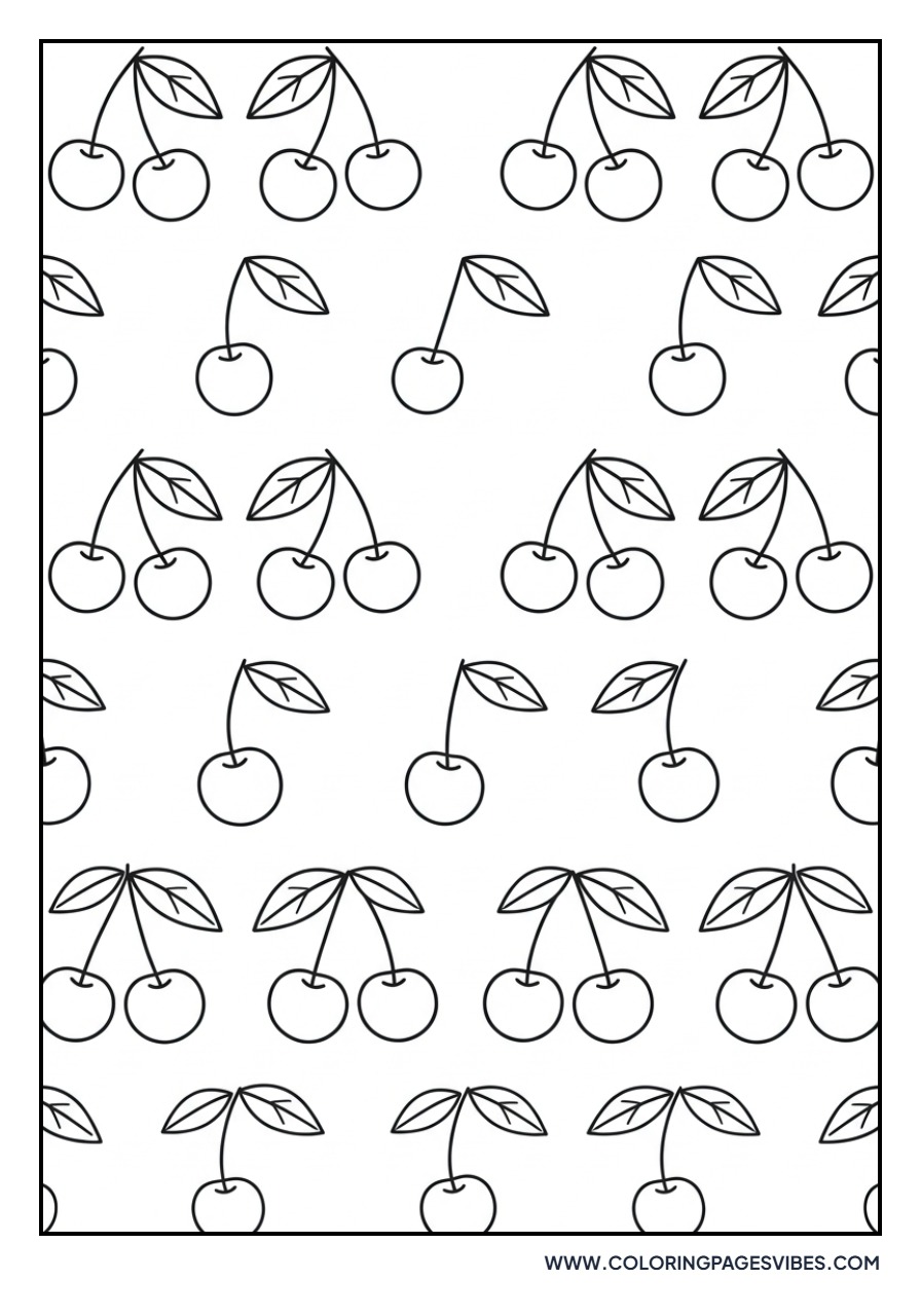 Cherry Pattern Design