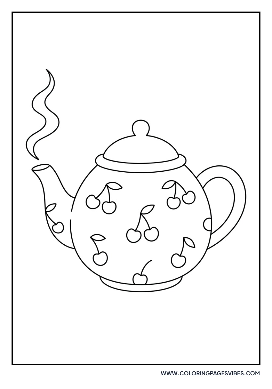 Cherry Teapot