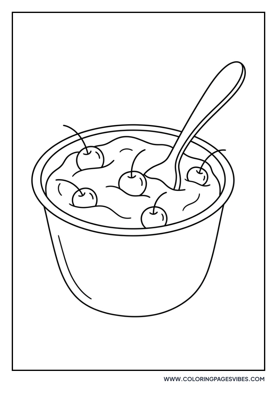 Cherry Yogurt Cup