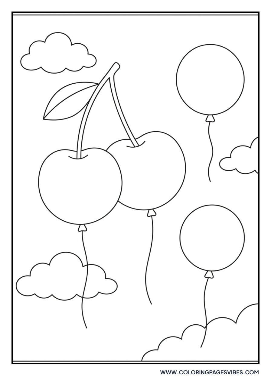 Floating Cherry Balloons