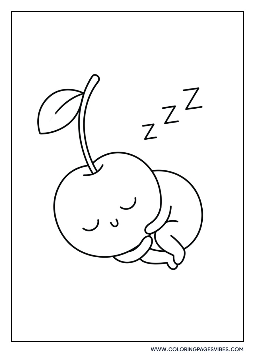 Sleeping Kawaii Cherry