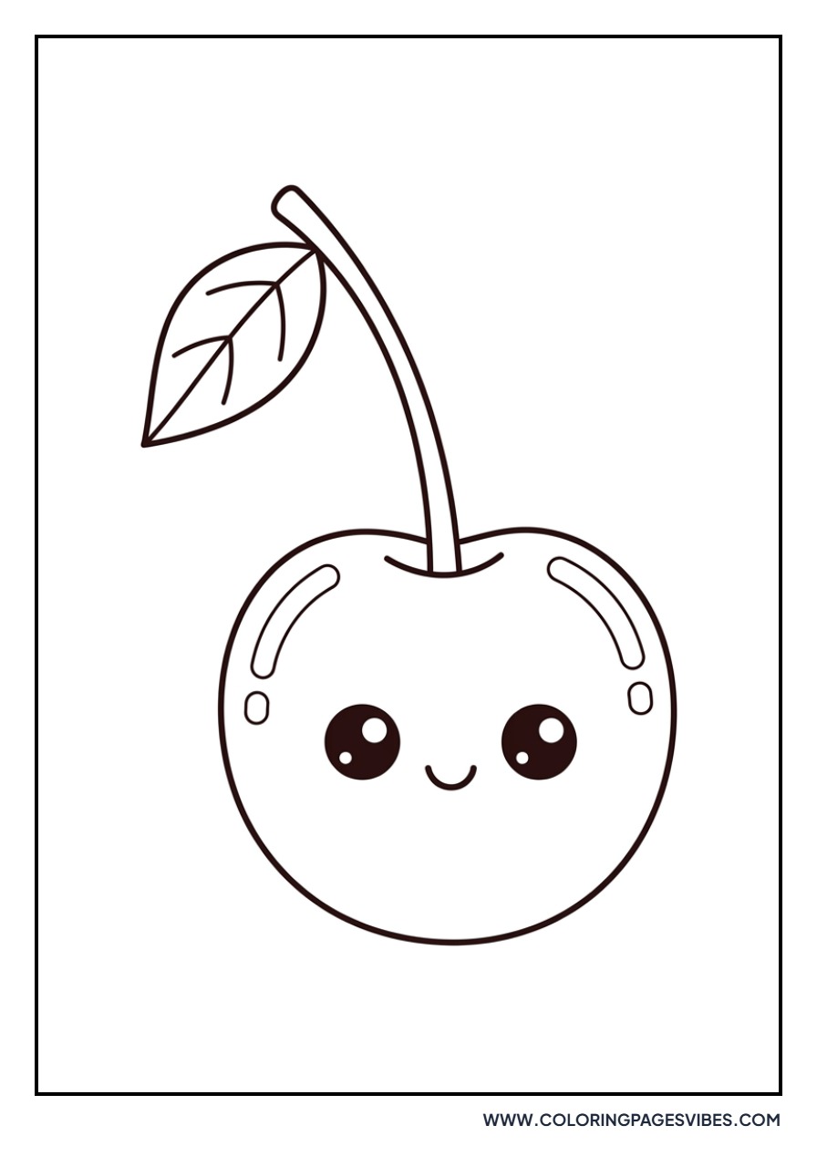 Smiling Kawaii Cherry