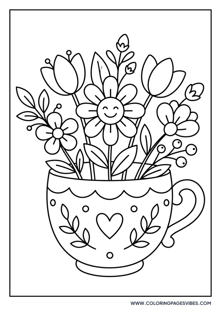Flower in a Teacup