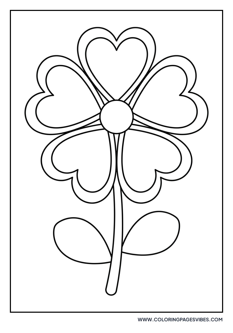 Flower Power Heart