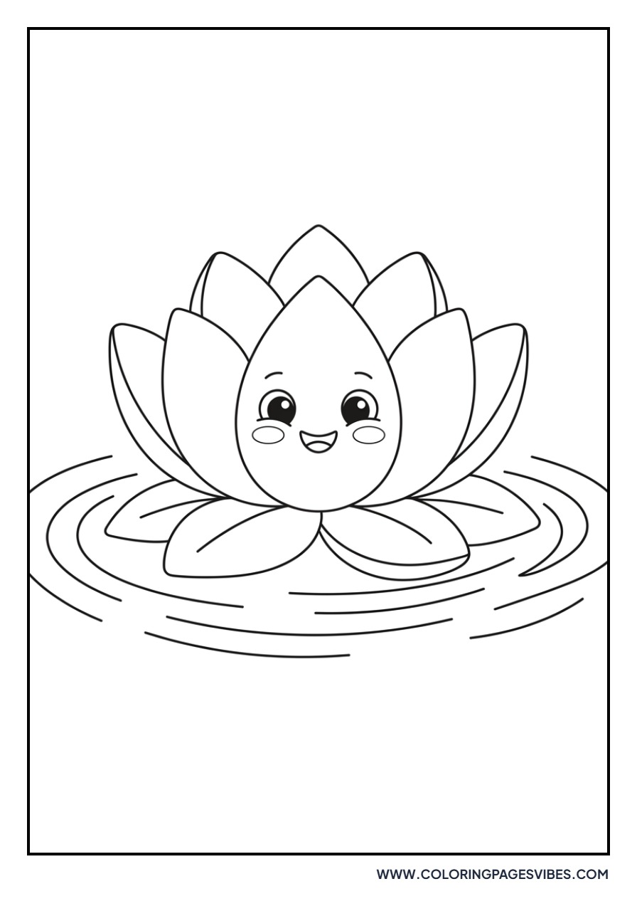 Happy Lotus Flower