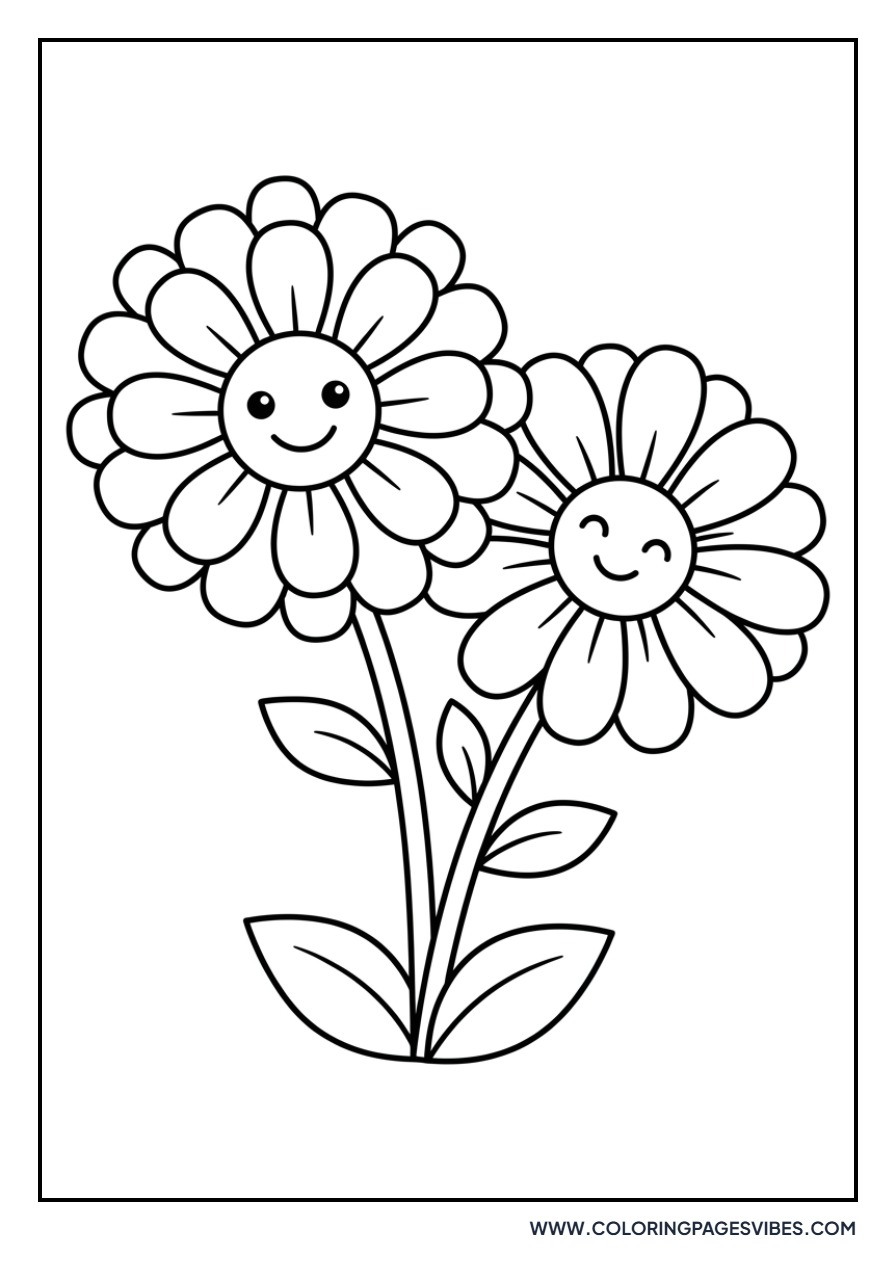 Zinnia Best Friends