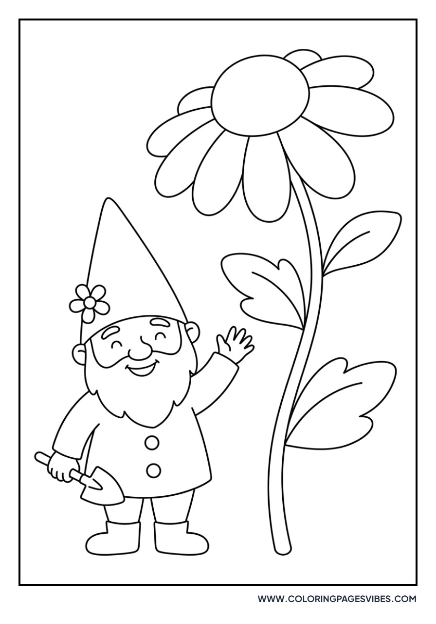 Daisy and Garden Gnome