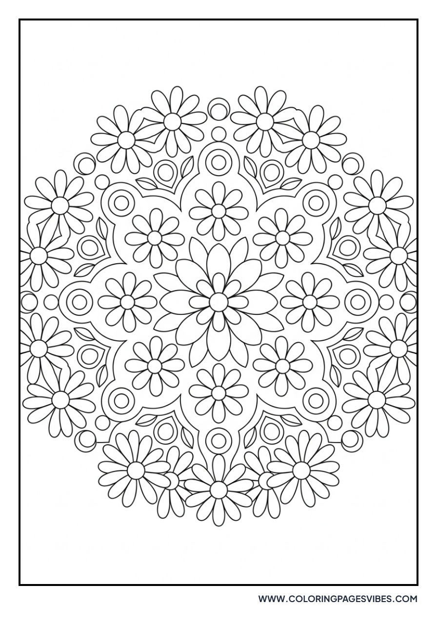 Daisy Mandalas