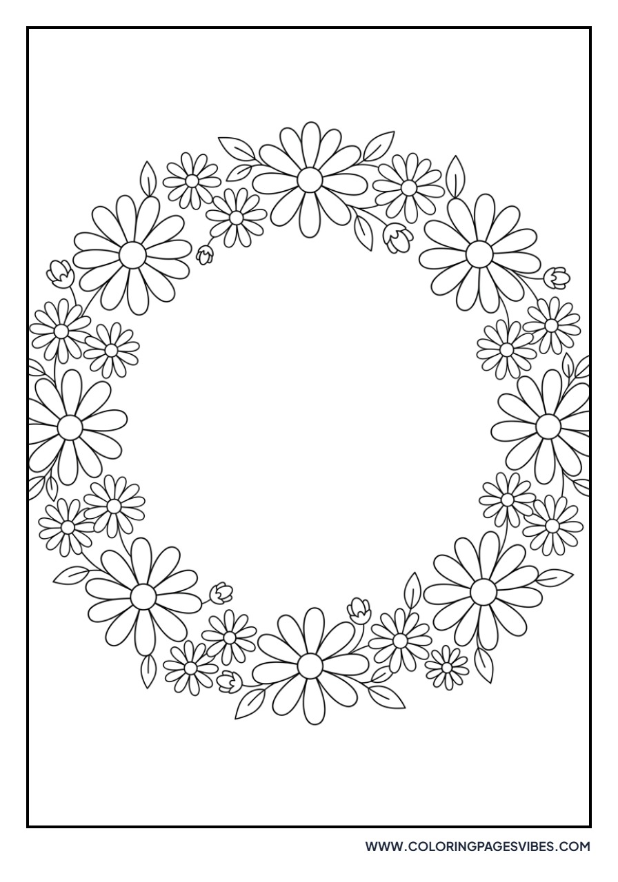Daisy Wreath
