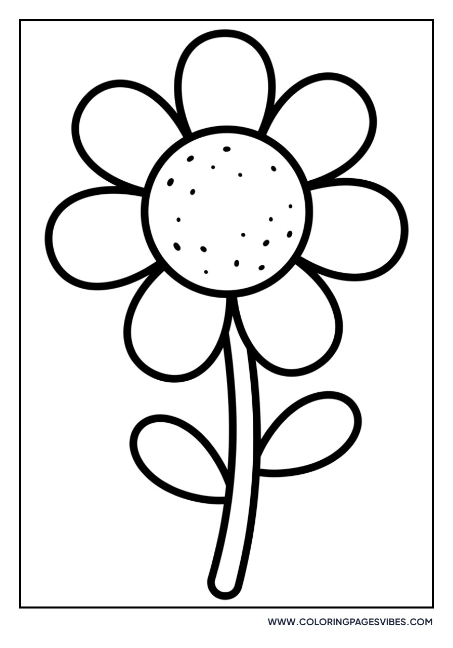 Simple Daisy for Toddlers