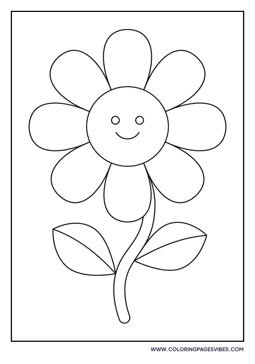 Stylized Retro Daisy