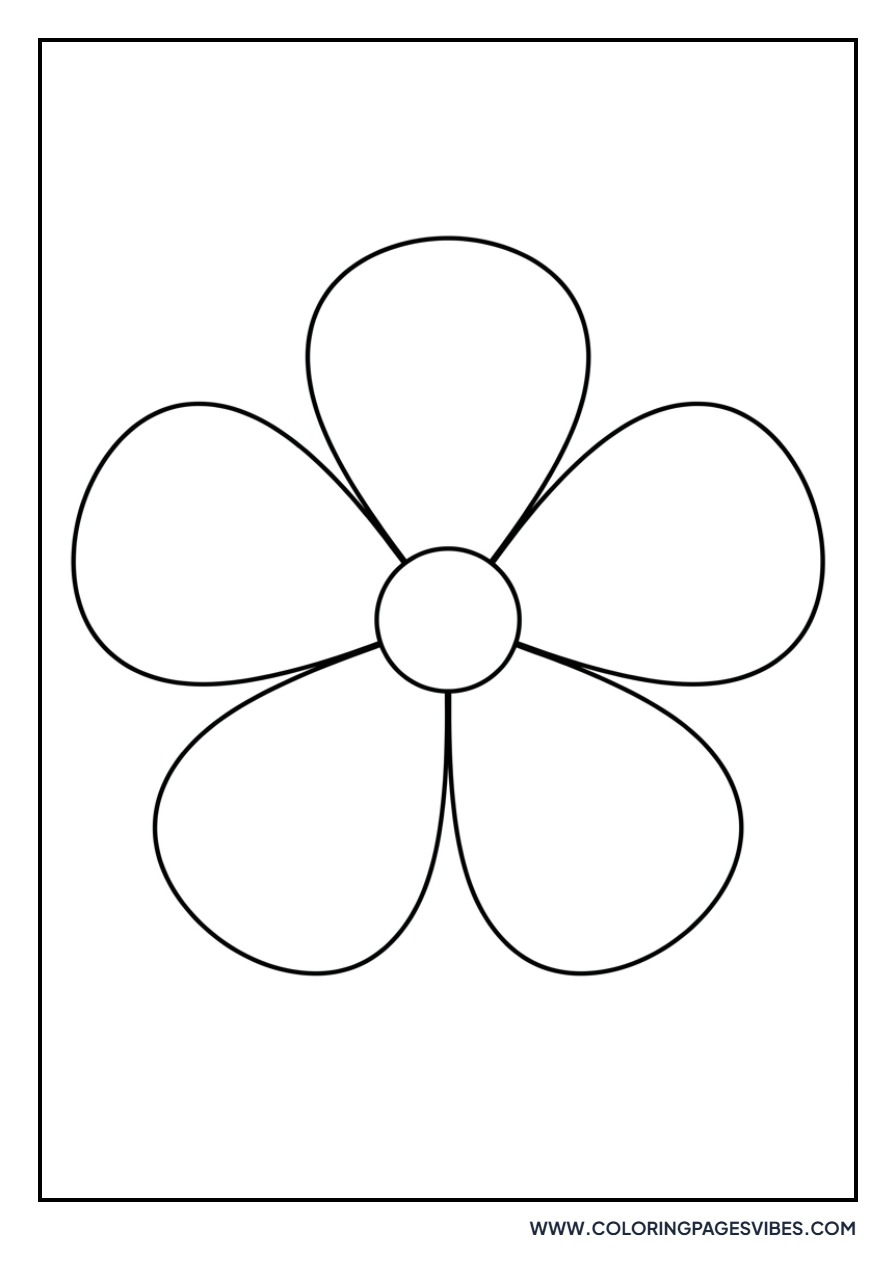 Basic Five-Petal Flower
