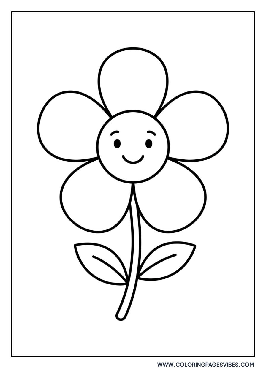 Simple Smiling Daisy
