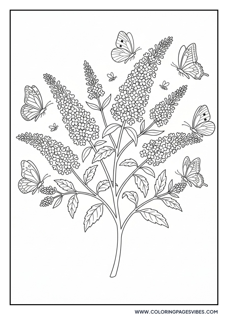Butterfly Bush Garden
