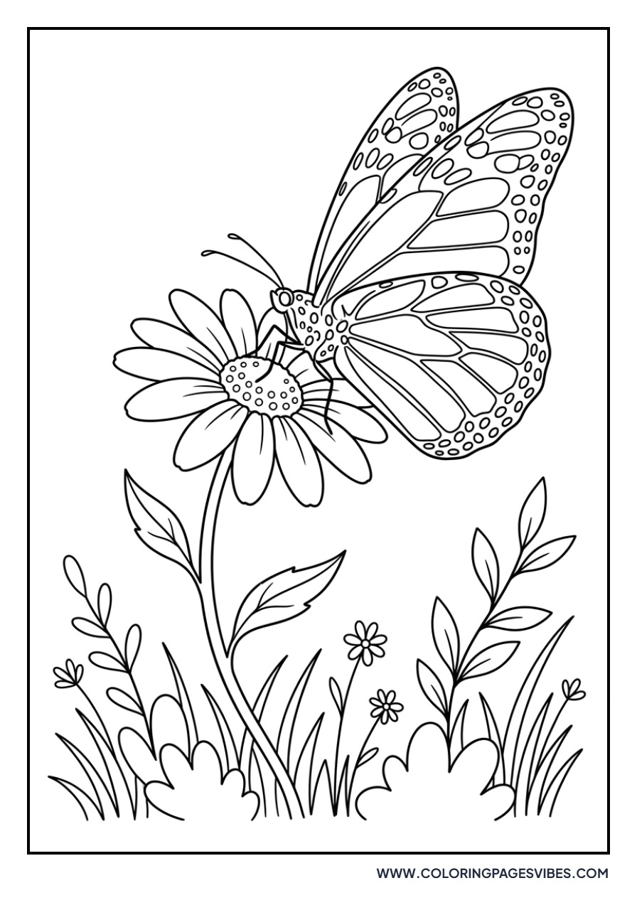 Butterfly in the Garden