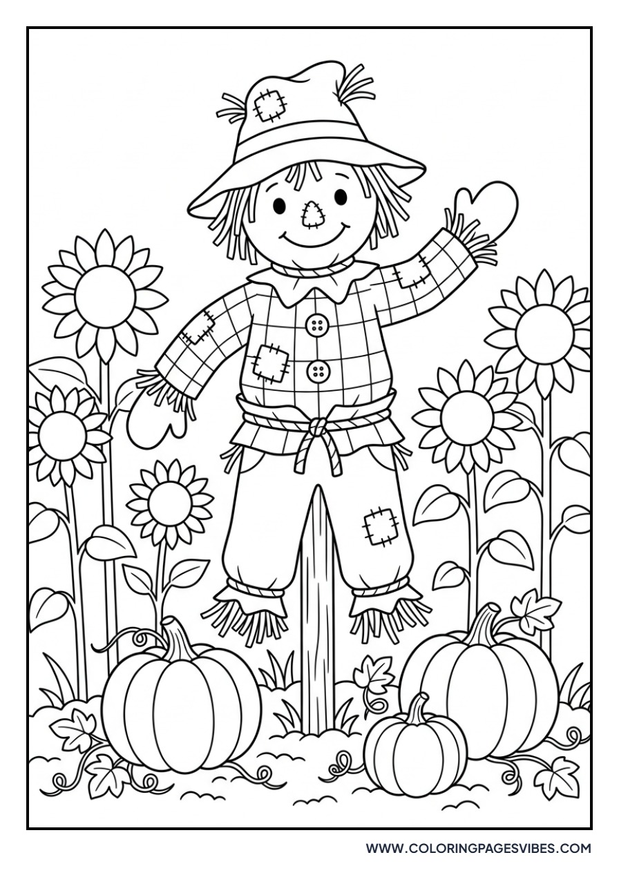 Scarecrow in the Garden