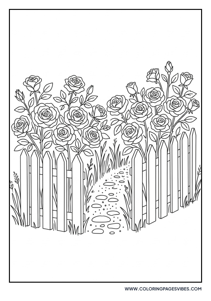 Spring Rose Garden