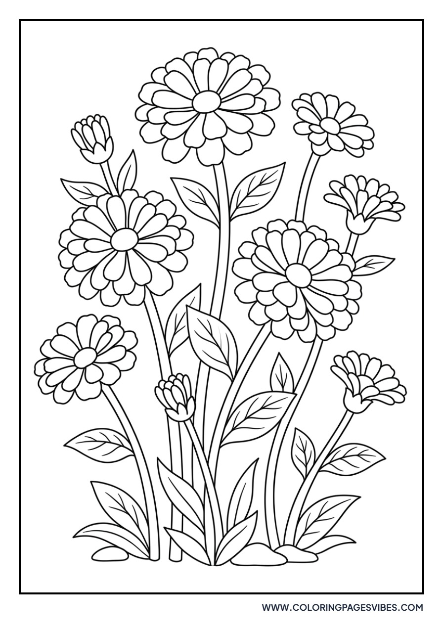 Zinnia Garden
