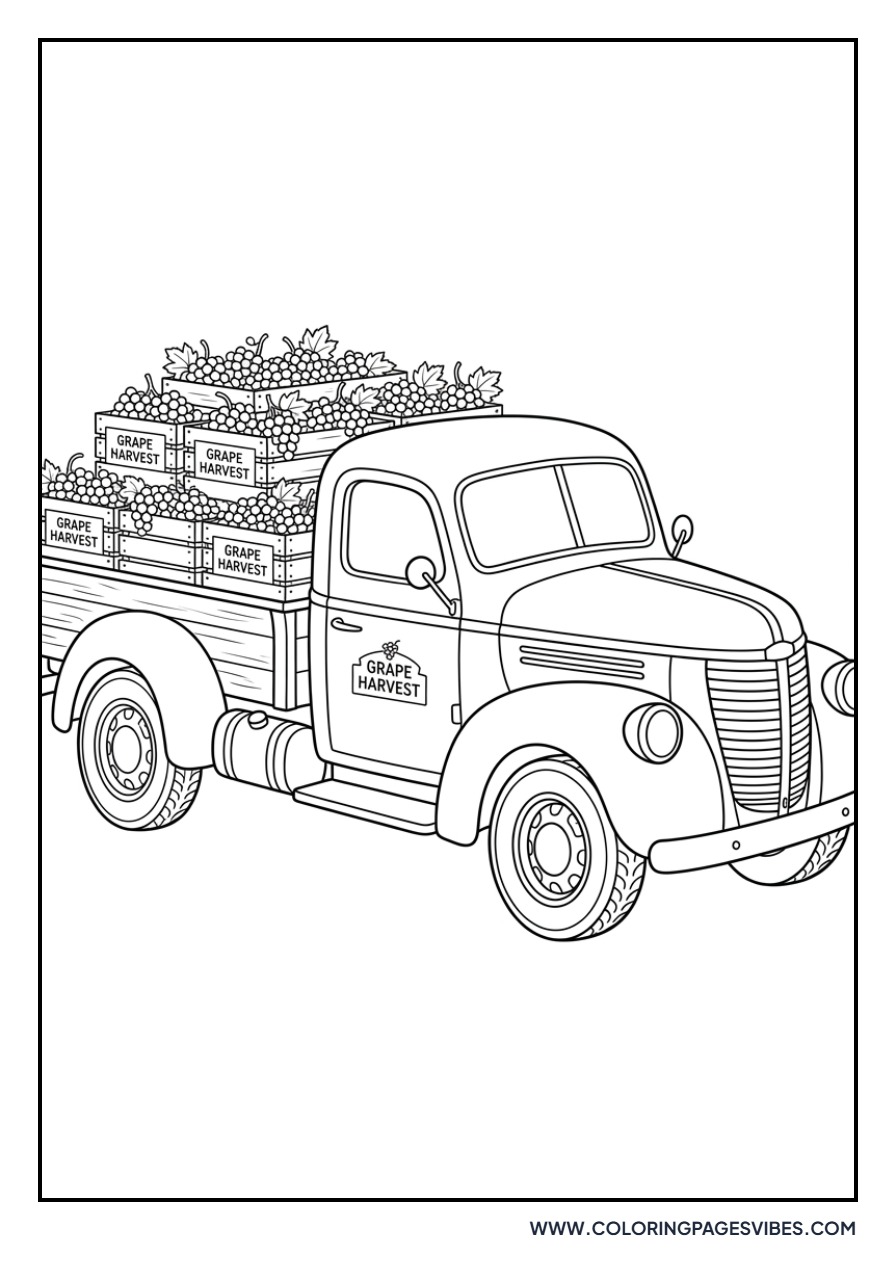 Grape Harvest Truck