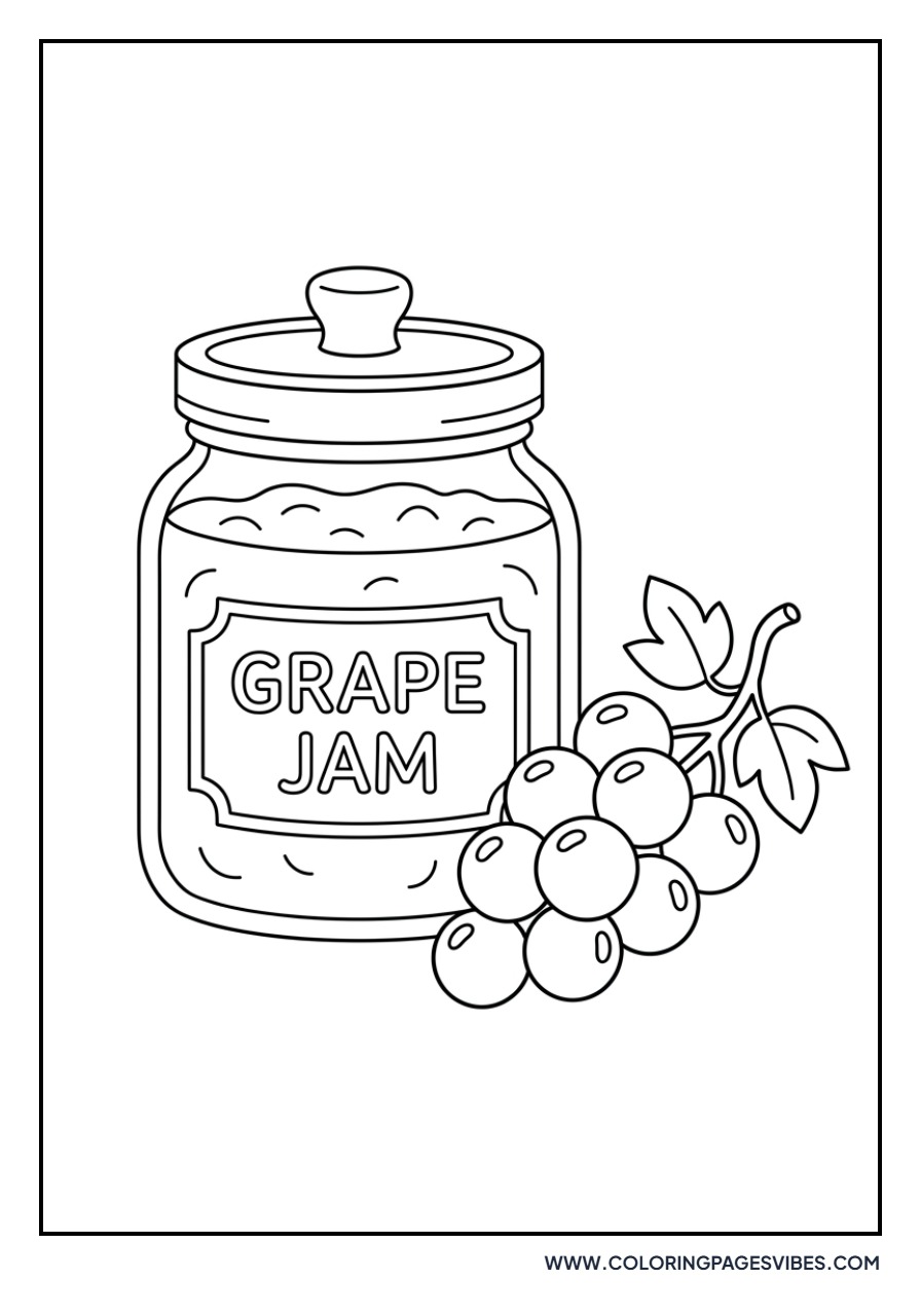 Grape Jam Jar
