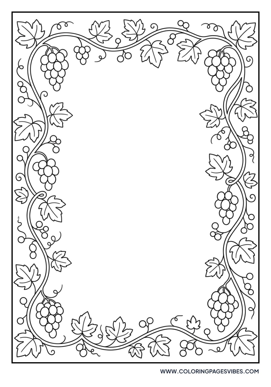 Grape Vines Border