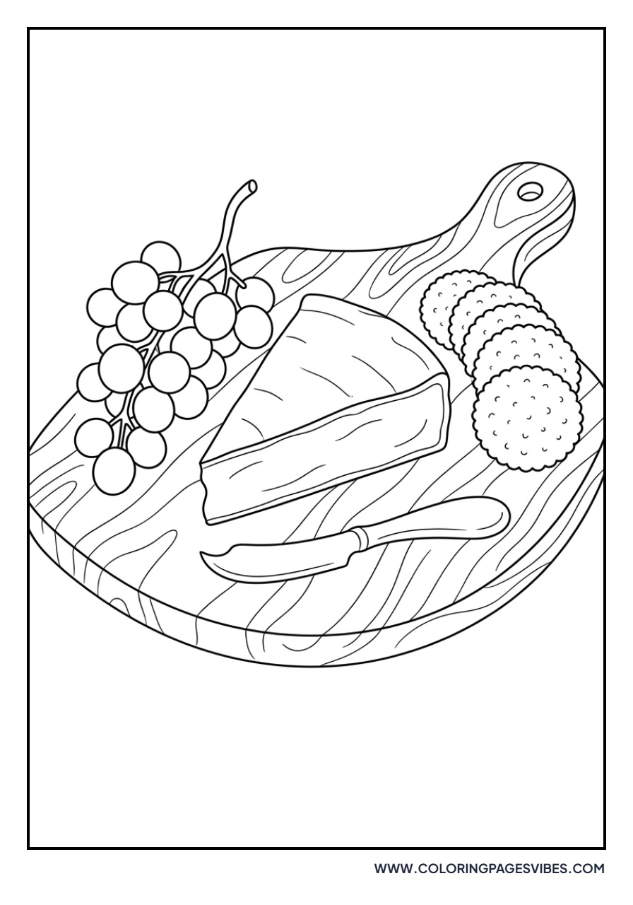 Grapes and Cheese Platter