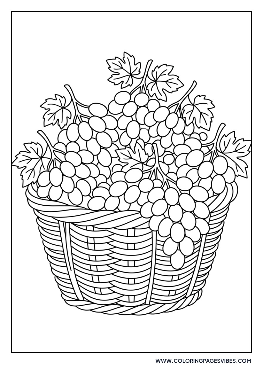 Grapes in a Basket